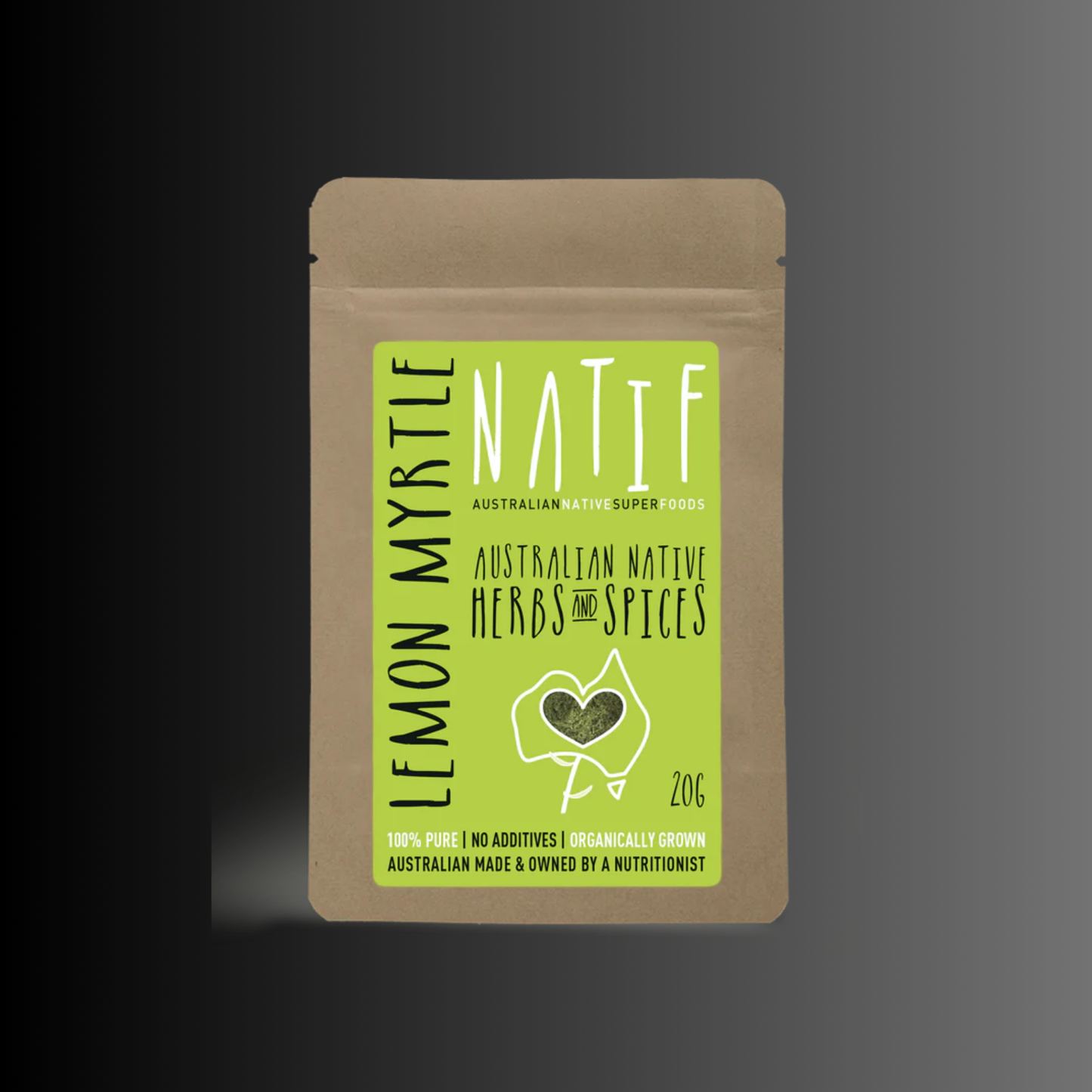 AUSTRALIAN BUSH HERB - LEMON MYRTLE - AUSTRALIE 100g